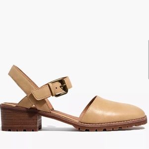 *NEW IN BOX* Madewell The Claudie Lug Sole Mary Jane in Earthen Sand, size 6 1/2
